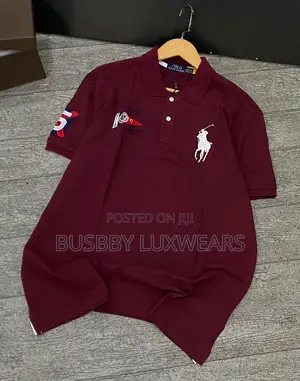 Ralph Lauren Plain Multi Logo Tshirt For Men