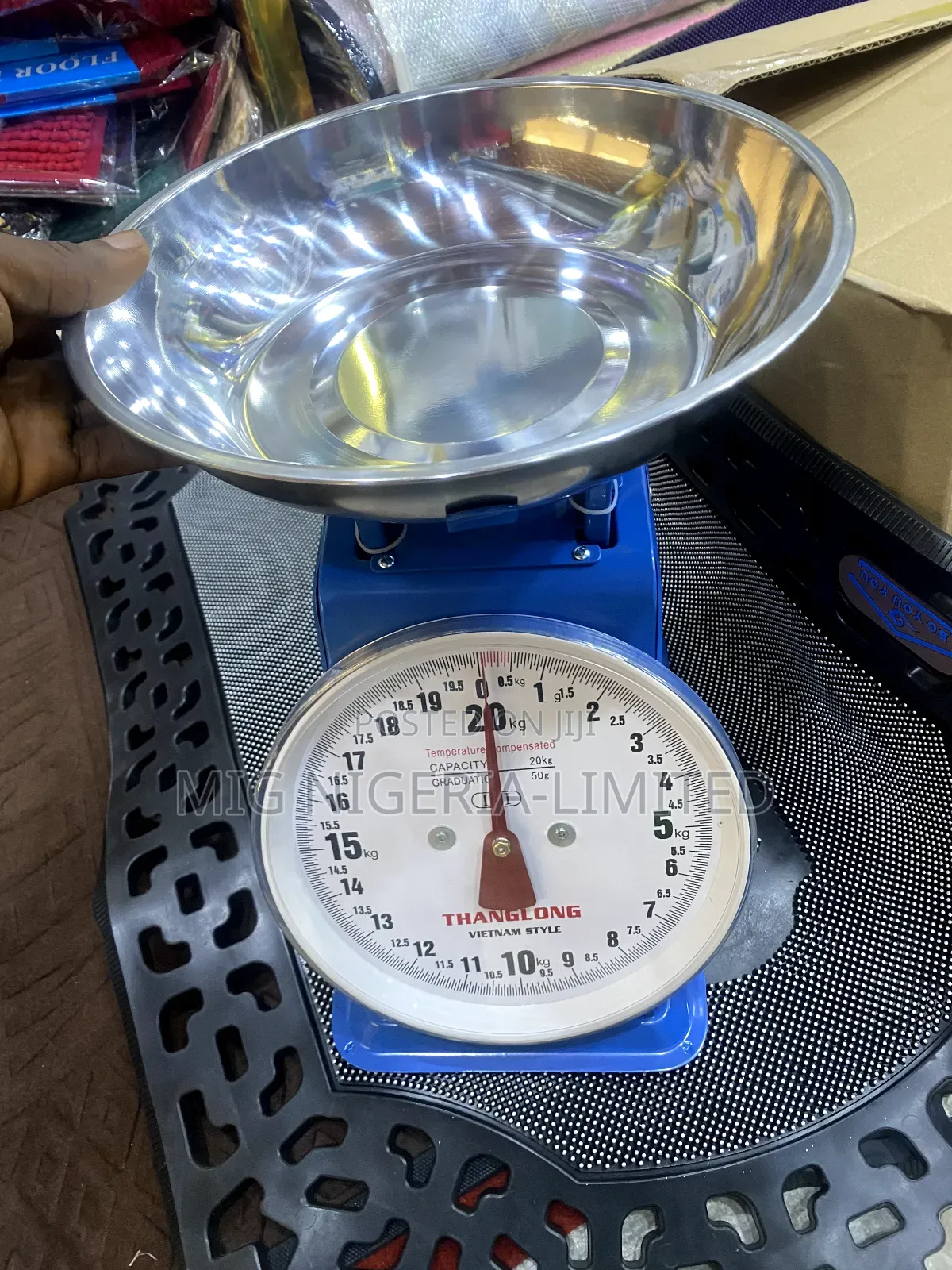 Spring Kitchen Scale Blue 20kg