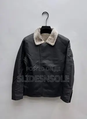 The "Summit" Faux-Leather Flight Jacket