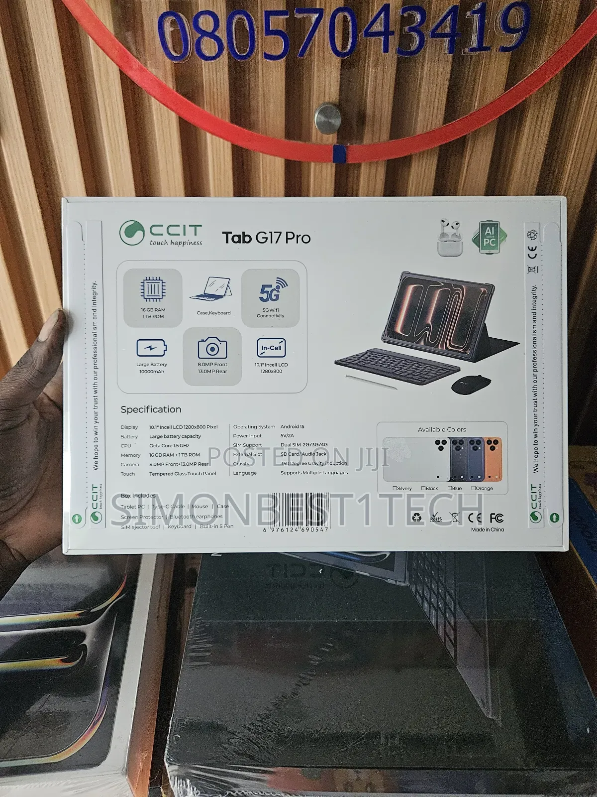 New CCIT Pad One 1 TB Silver