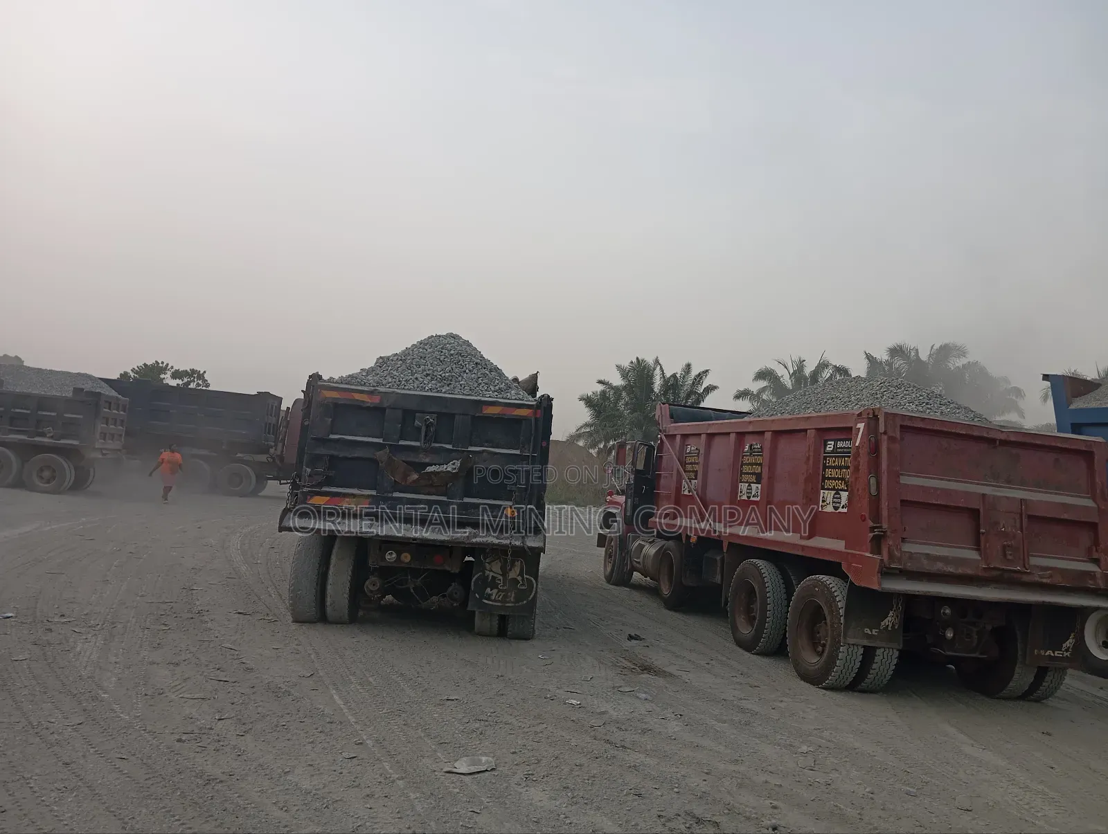 Oriental Mining Company Nig LTD Iron Chippings and Granite
