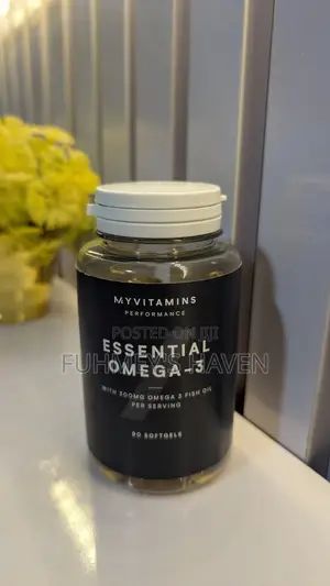 Myvitamins Essential Omega-3 – Fish Oil Softgels (90 Count)