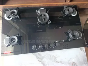 5 Burner Flip Up Auto Ignition Gas Hob.