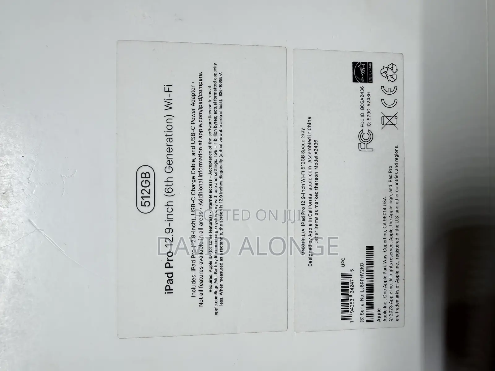 Apple iPad Pro 512 GB Gray
