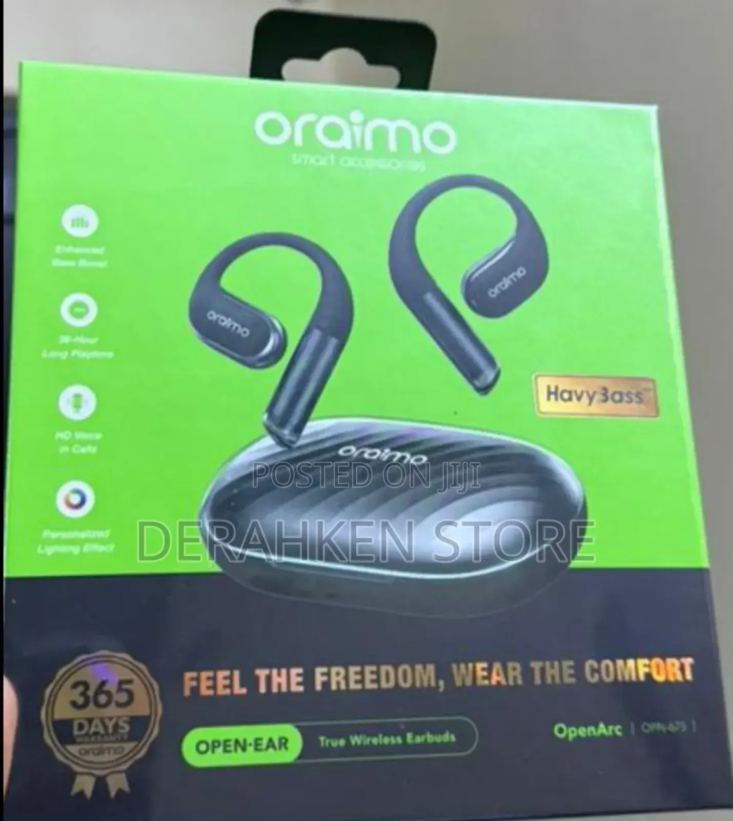 Oraimo Openarc Open-Ear Wireless Earphones