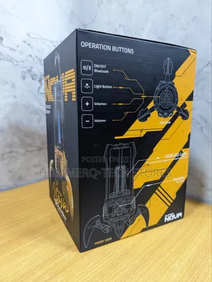 Gravastar Supernova Yellow Damage Bluetooth Speaker