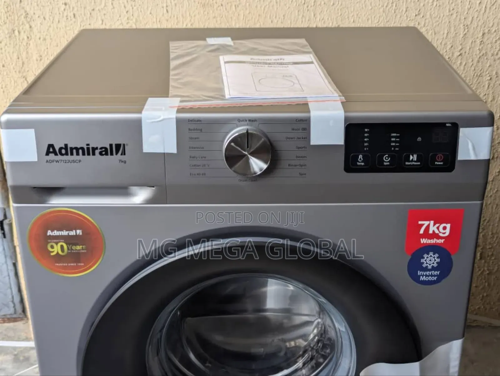 Admiral 7kg Automatic Front Loader Washing Machine