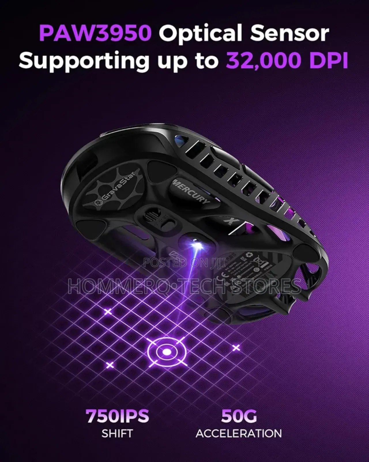 Gravastar Mercury Wireless X Gaming Mouse