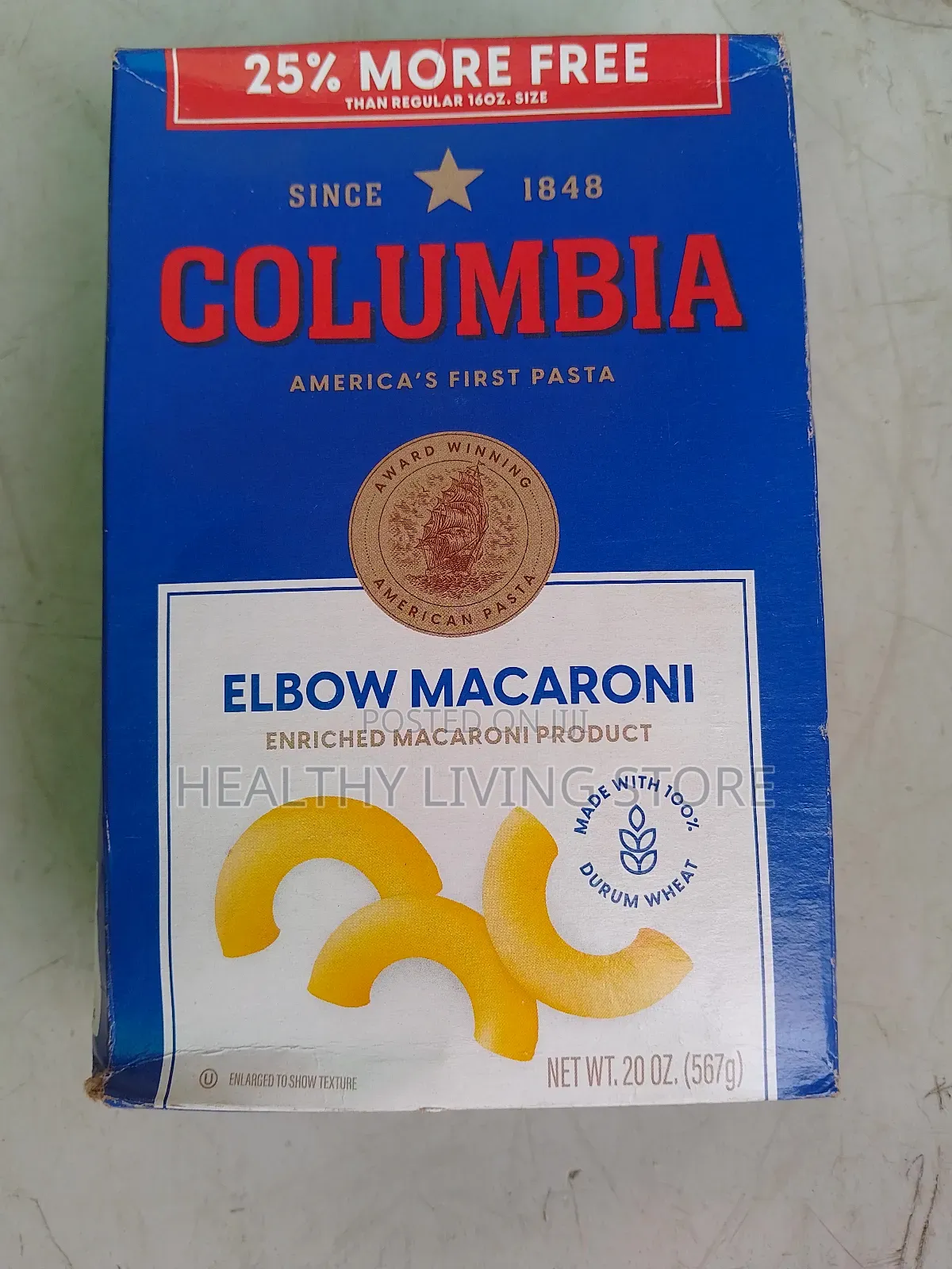 Columbia Elbow Macaroni (567g)