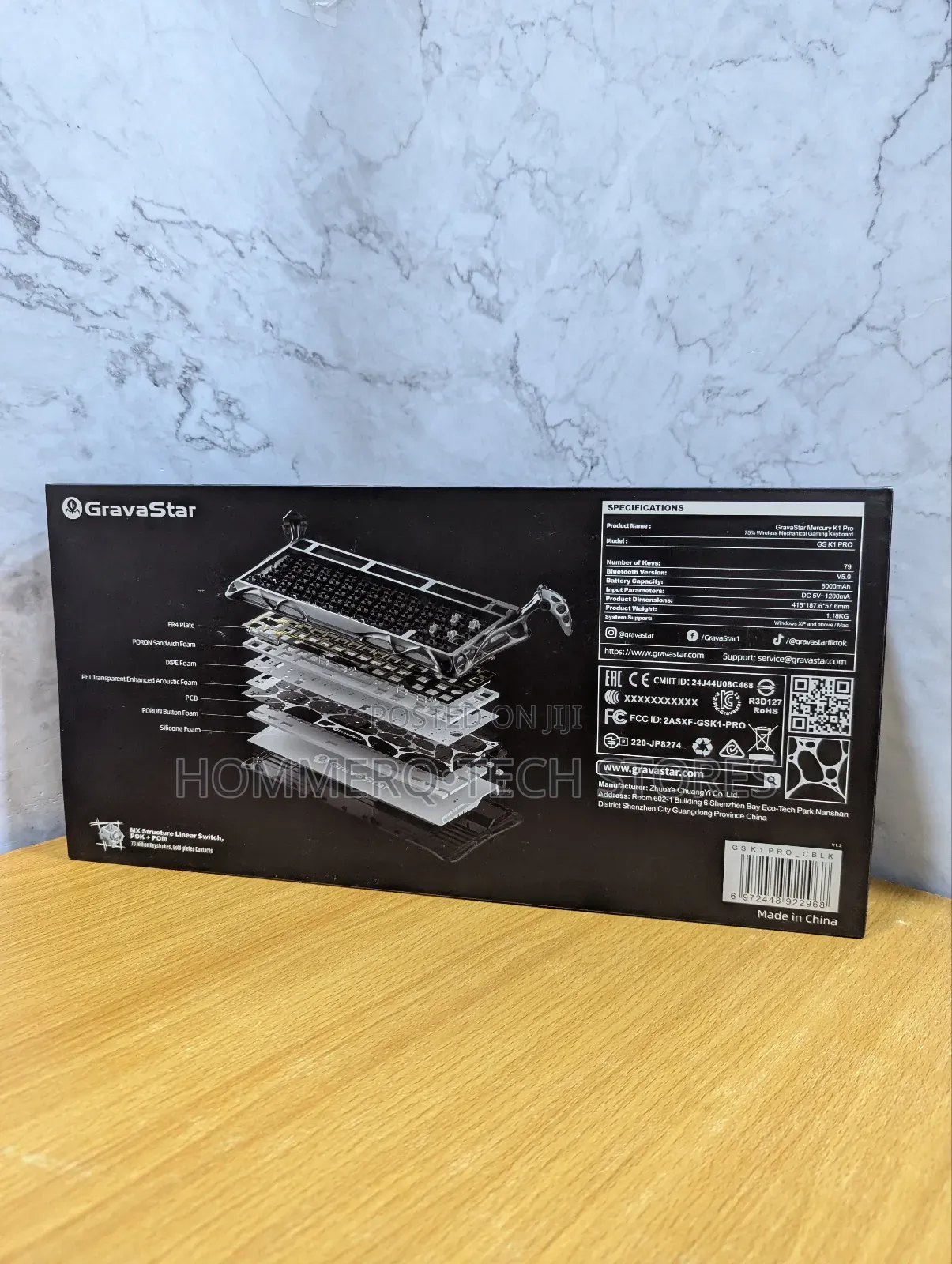 Gravastar Mercury Pro Mechanical Gaming Keyboard