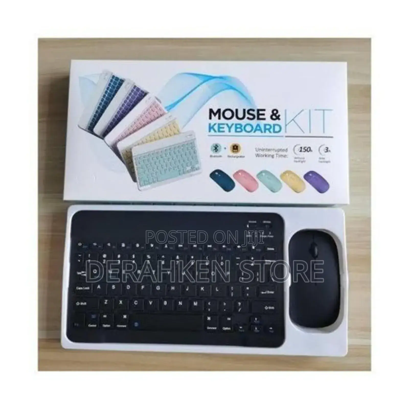 Wireless Bluetooth Keyboard and Mouse Set for iPhones/Laptop Etc