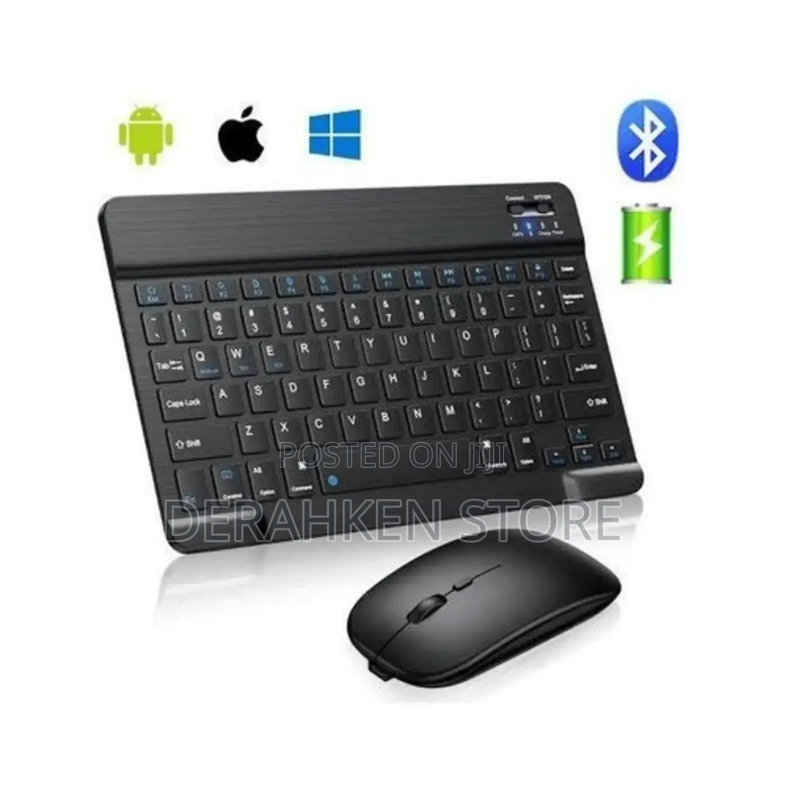 Wireless Bluetooth Keyboard and Mouse Set for iPhones/Laptop Etc
