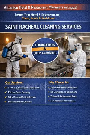 Professional Deep Cleaning Fumigation Services In Lagos