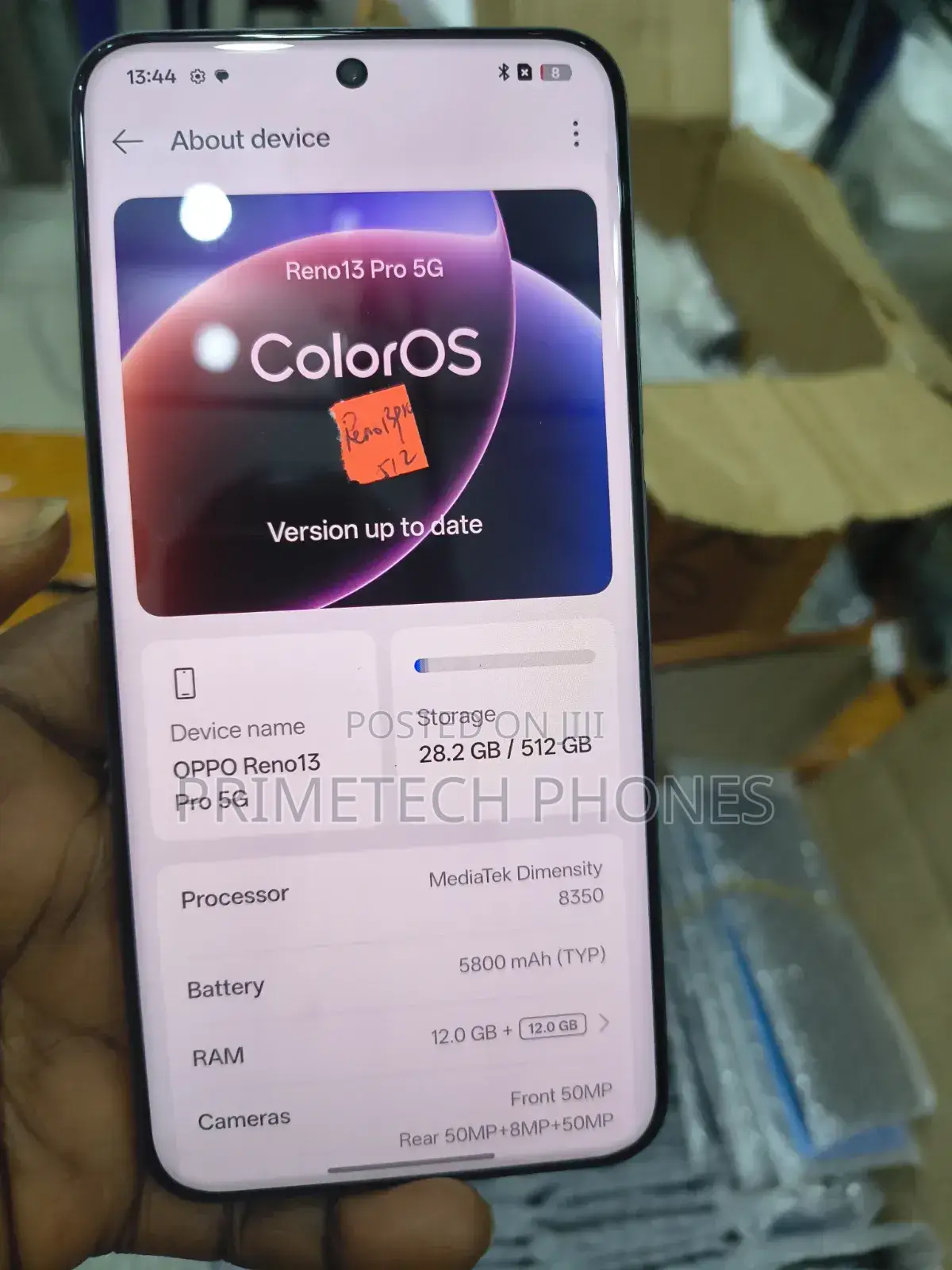 Oppo Reno13 Pro 12 GB Black