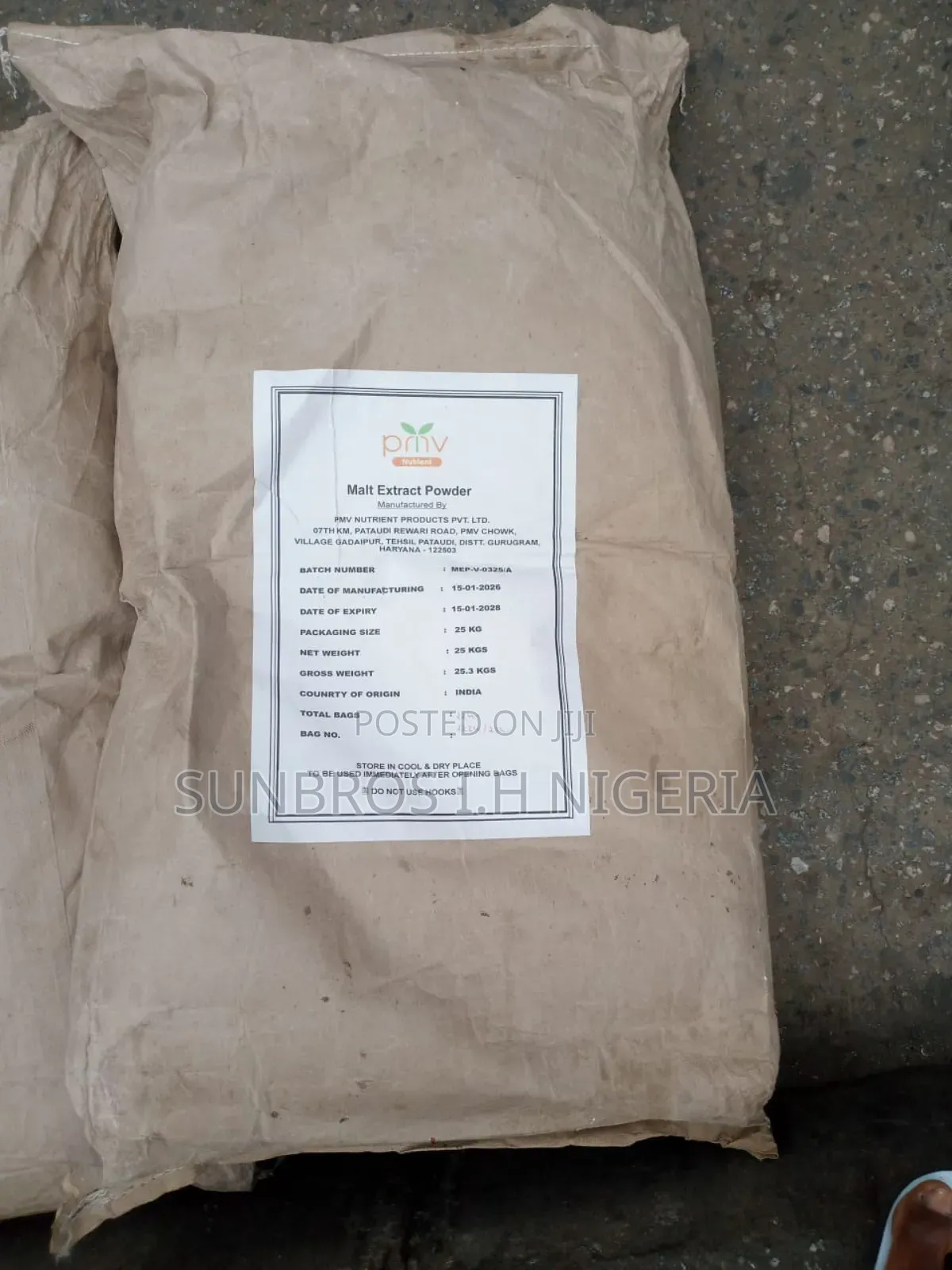 Malt Extract Powder 25kg