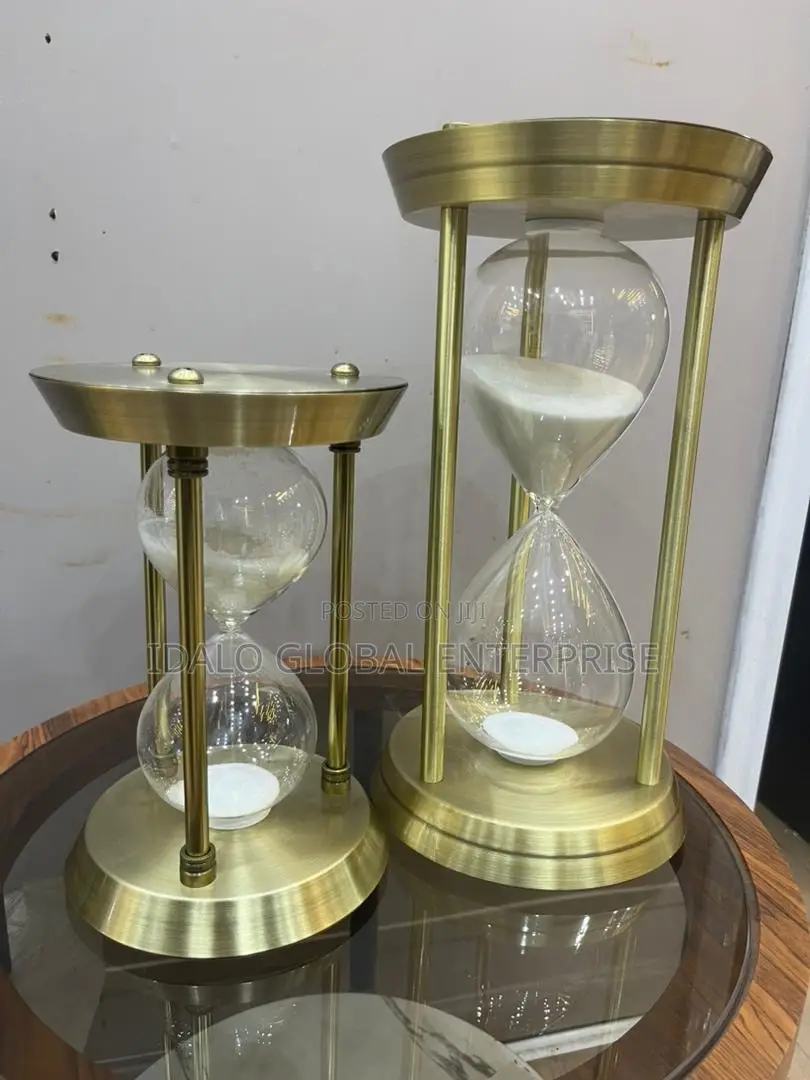Gold Hourglass Decor