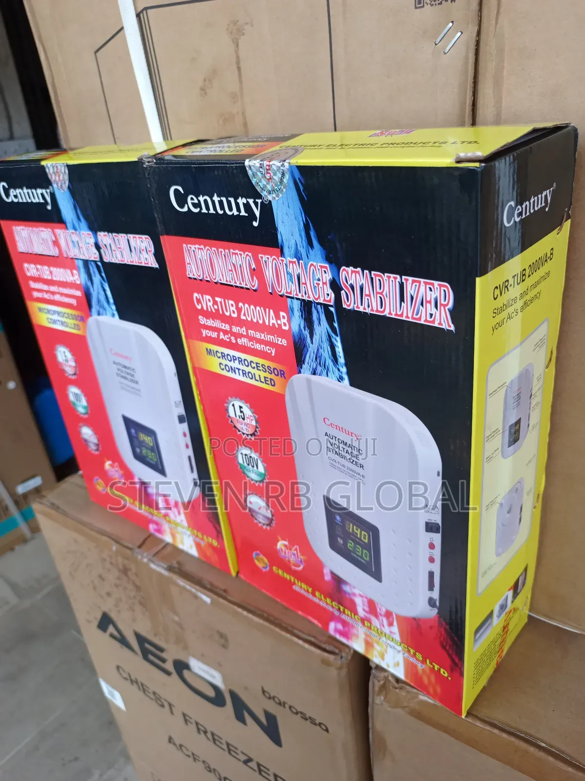 Century 2000w Wall Mounted Automatic Voltage Stabilize Cvrtub 2000va-b