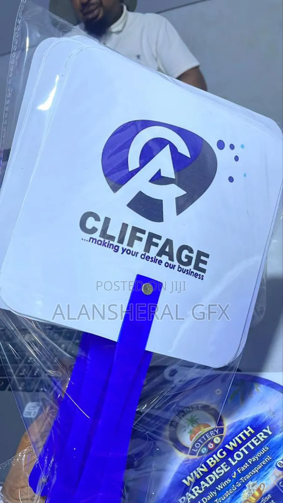 PVC Hand Fan