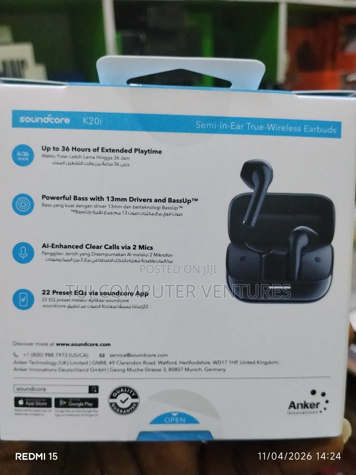 Anker Soundcore K20i Earbuds