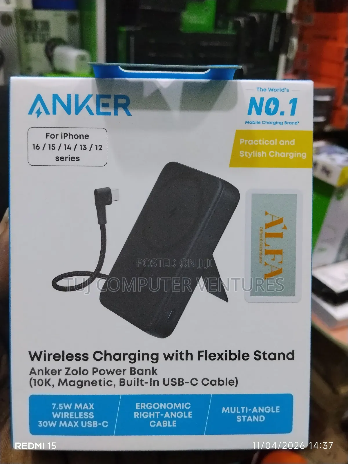 Anker Wireless Charging With Flexible Stand