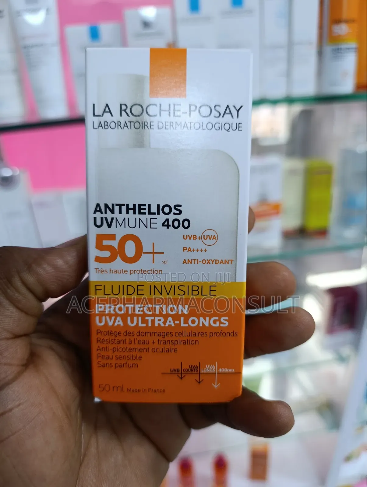 La Roche-Posay Fluid Invisible SPF 50+ Sunscreen