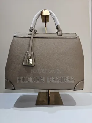 Gray Midi Work Bag