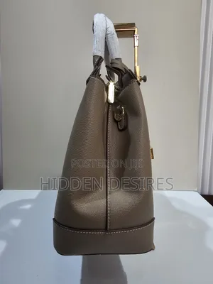 Gray Midi Work Bag