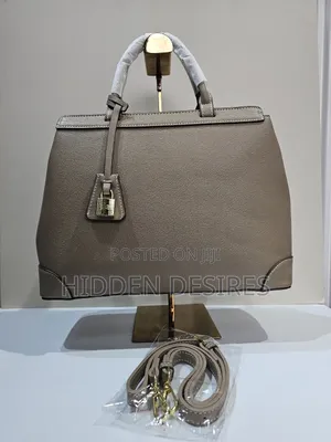 Gray Midi Work Bag