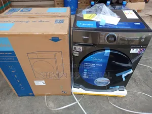 Midea 8kg Washer / 6kg Dryer Front Load Inverter Mf200d80wb/T Dark Gre