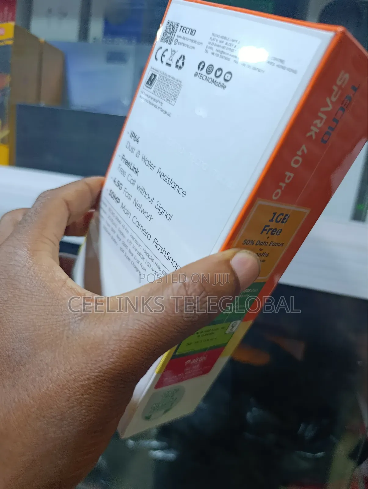 New Tecno Spark 40 128 GB Blue