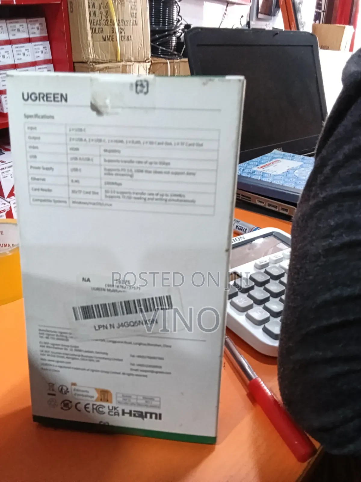 Ugreen Type-C to Usb 9 in 1 Multi Function Adapter 60hz