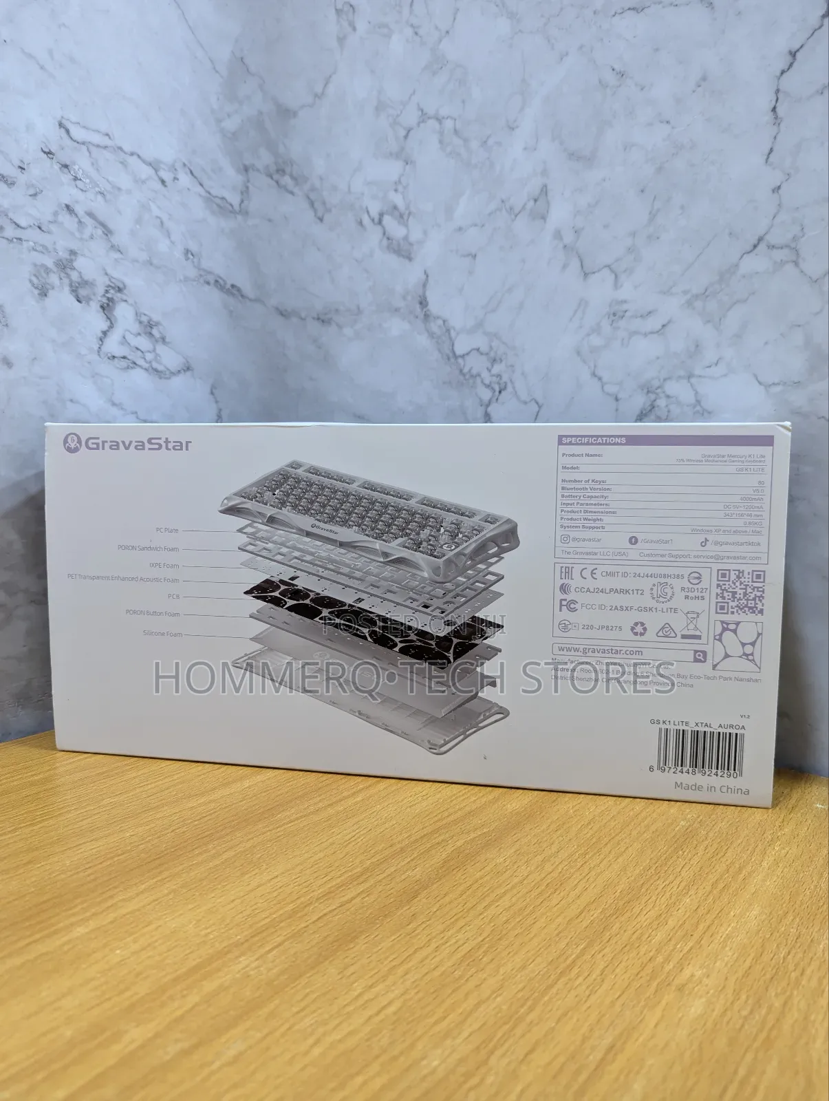 Gravastar Mercury Lite Wireless Gaming Keyboard
