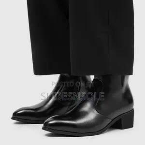 Luxury Heeled Leather Ankle Boot