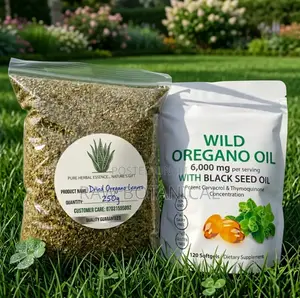 Oregano Leaves and Oregano Soft Gel