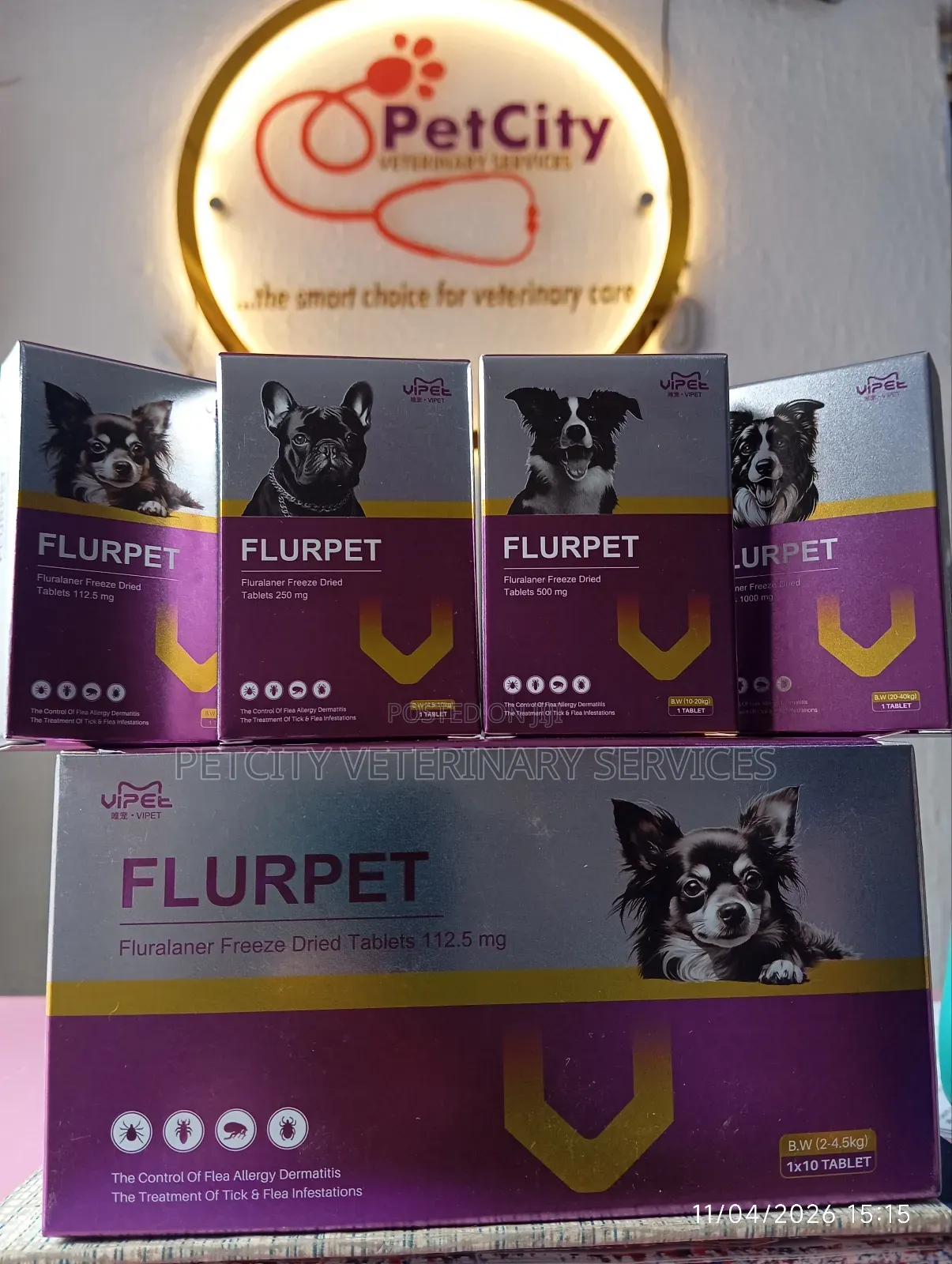 Flurpet Anti-Tick Flea Tablet