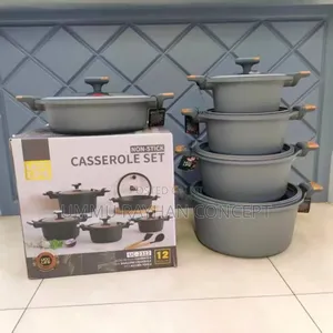 12pieces Ucc Life Casserole Non-Stick Set