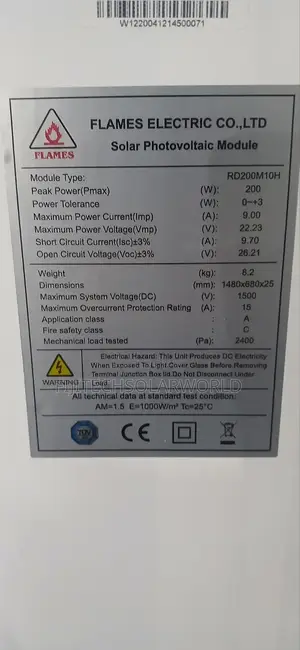 200w Solar Panel