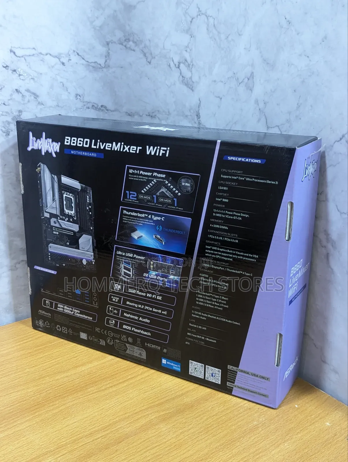 Asrock Livemixer Wifi B860 Motherboard