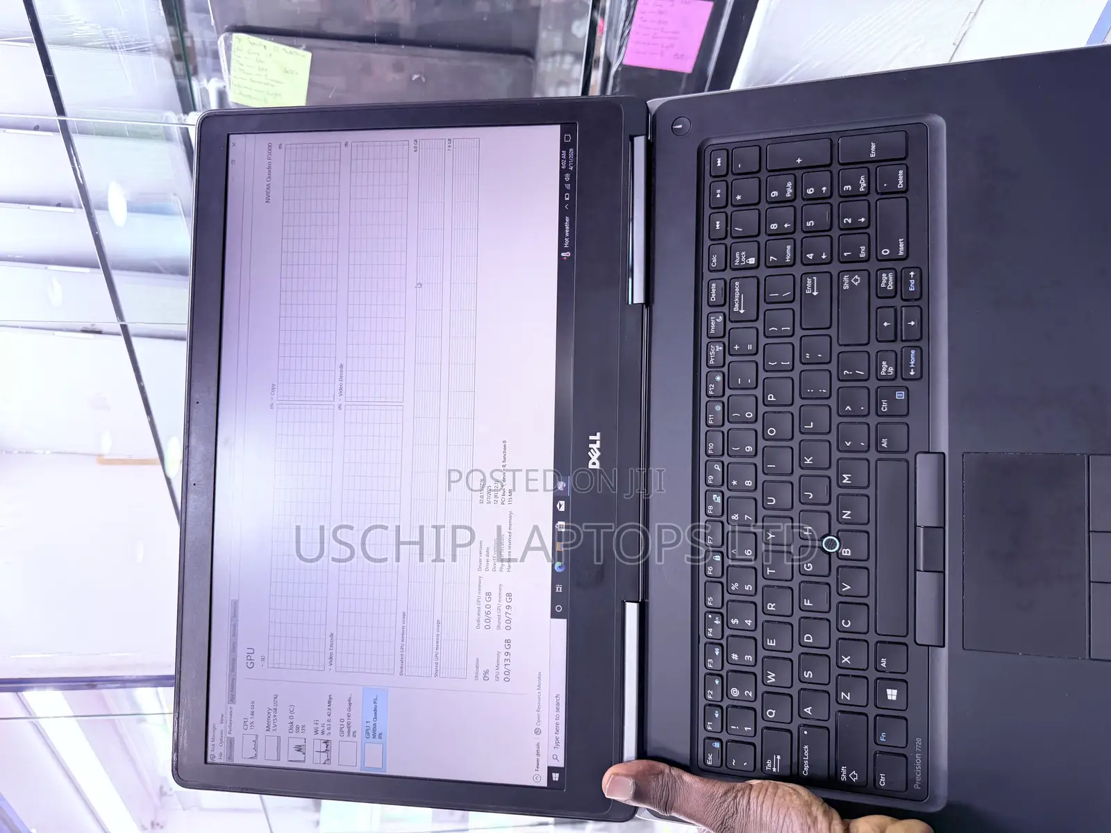 Laptop Dell Precision 7720 16GB Intel Core i7 SSD 256GB