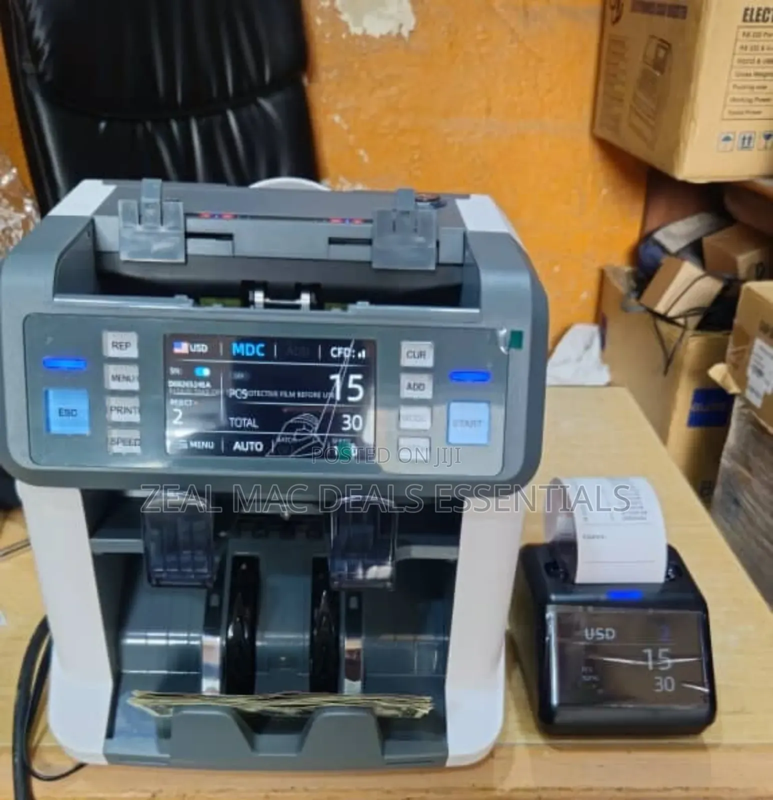 Touchscreen Multi-Banknote Currency Counting Machine Wit All Detection