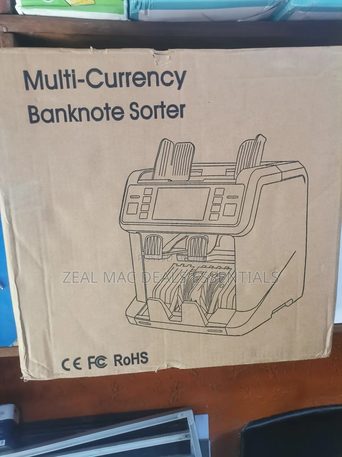 Touchscreen Multi-Banknote Currency Counting Machine Wit All Detection