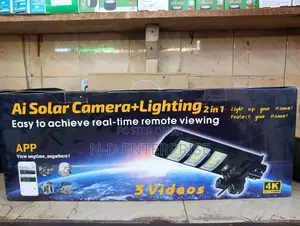 Ai Solar Camera With Led Lights