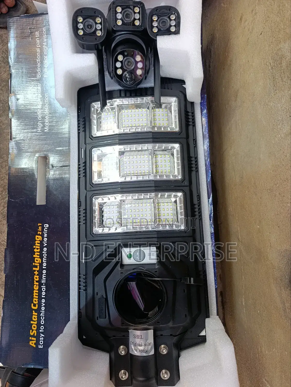 450watt Led Solar Camera With Light