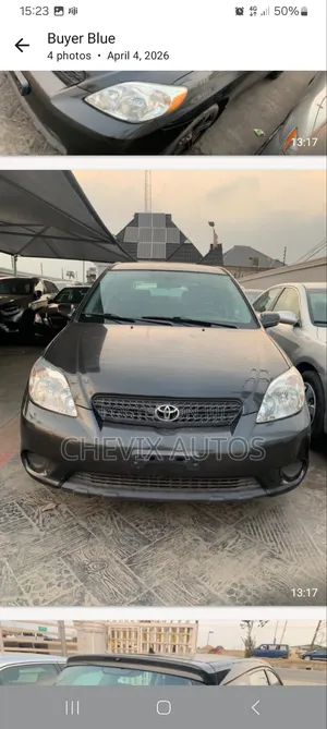Toyota Matrix Hatchback AWD (1.8L 4cyl 4A) 2005 Gray