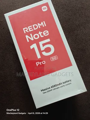 New Xiaomi Redmi Note 15 Pro+ 256 GB Black
