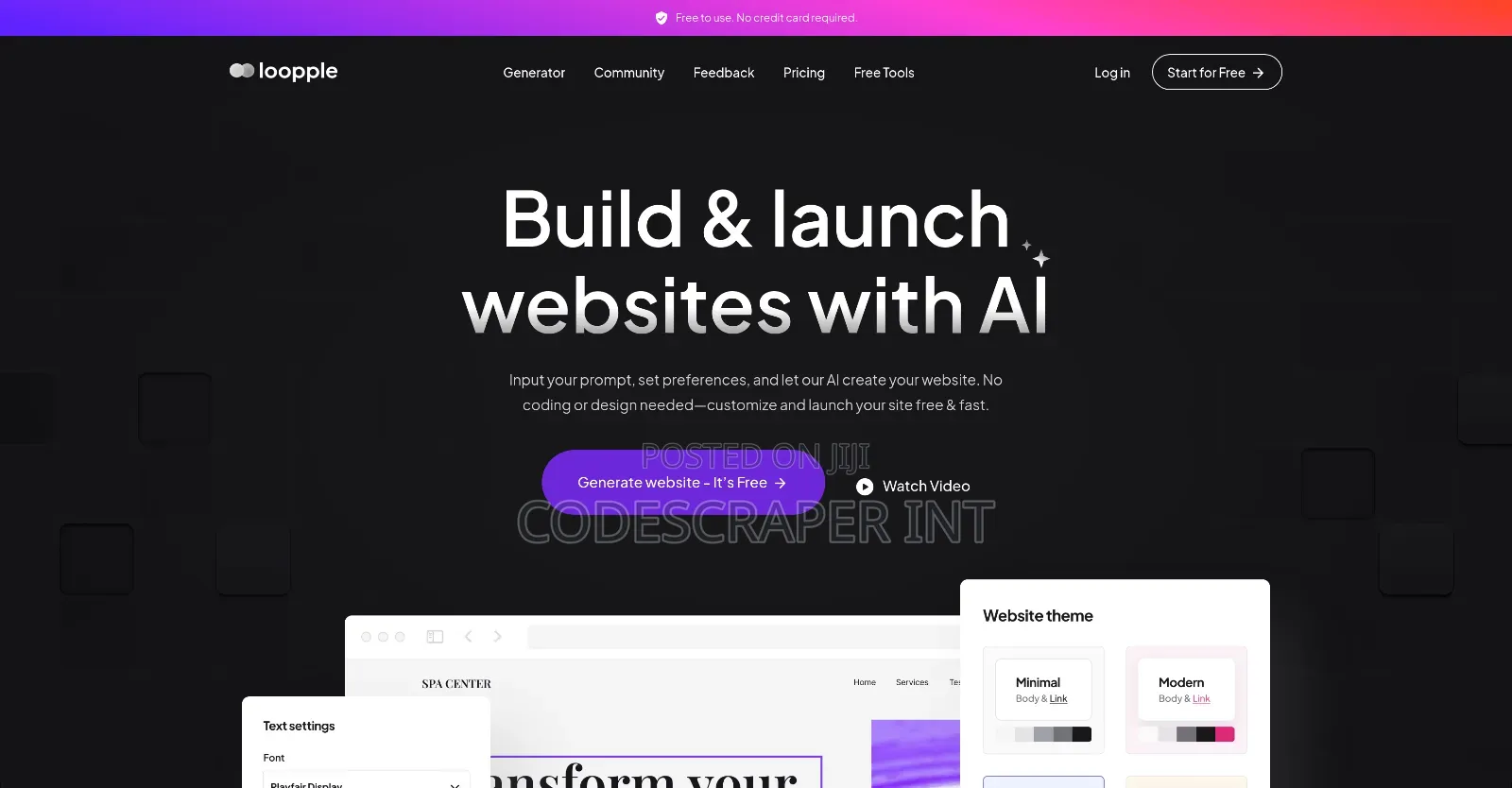 Get Your Ai Website Builder Developed by Us