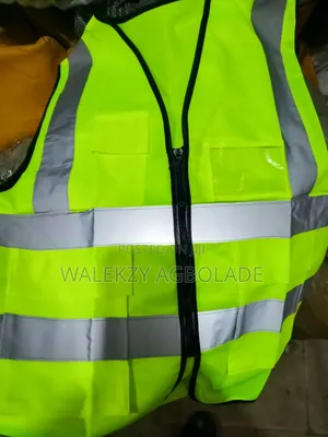 Reflective Jacket With Zip And Pockets