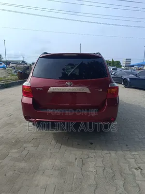 Toyota Highlander Sport 2008 Red