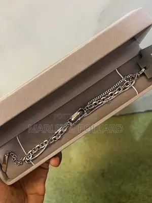 304l No Rust Steel Chrome Hearts Silver Rope Bracelet