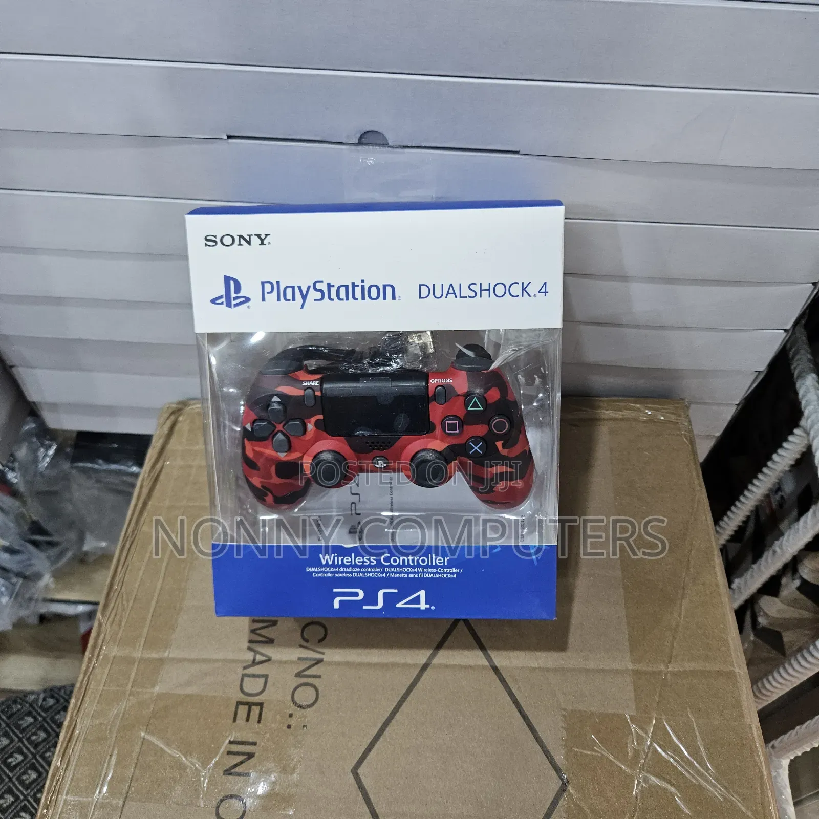 Sony Ps4 Dualshock 4 Wireless Controller Red Camo Gamepad